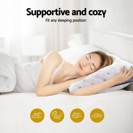 Giselle Bedding Pillows Microfibre Pillow 6