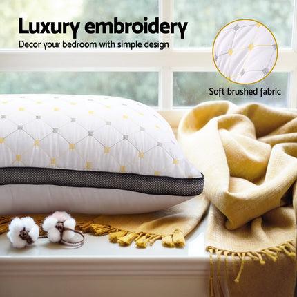 Giselle 2pcs Pillows Microfibre 5