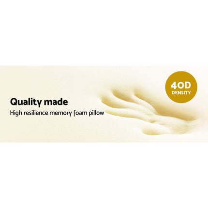 Giselle Bedding Memory Foam Neck Roll Pillow Bamboo Cover 4