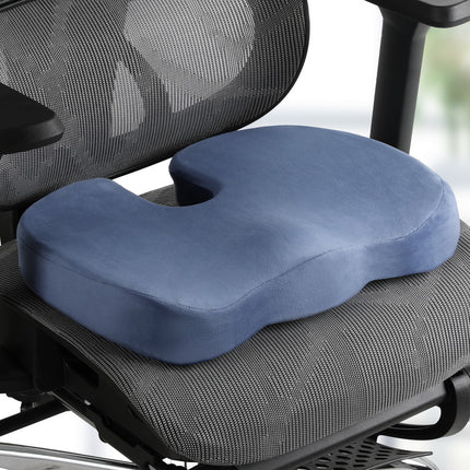 Giselle Bedding Seat Cushion Memory Foam Pillow Back Pain Relief Chair Pad Blue 7