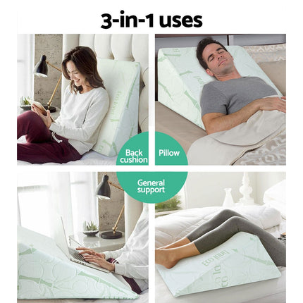 Giselle Bedding Wedge Pillow Bamboo Cover 3