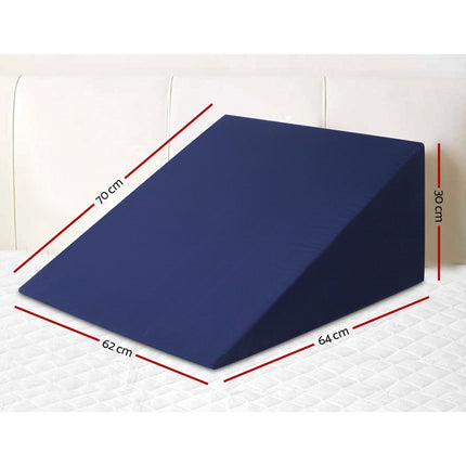 Giselle Bedding Wedge Pillow Blue Twin Pack 2