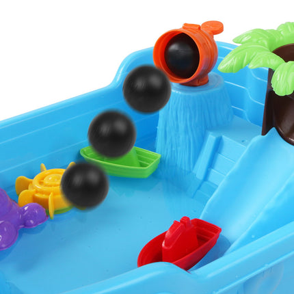 Keezi Kids Sandpit Pretend Play Set Sand Water Table Outdoor Beach Toy Children 5