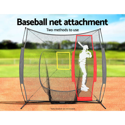 Everfit Baseball Net Pitching Kit with Stand Rebound Net Training Aid 4