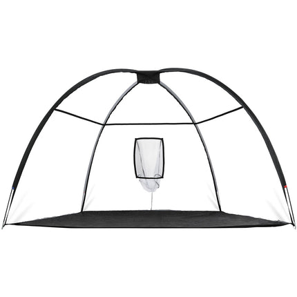 Everfit 3.5m Golf Practice Net Portable Training Aid Driving Target Tent Black 3