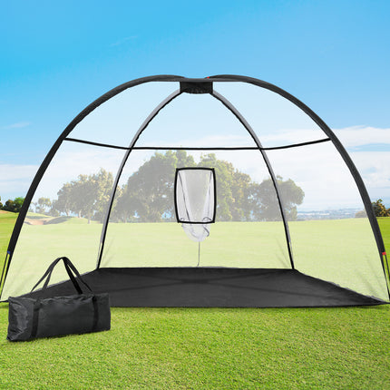 Everfit 3.5m Golf Practice Net Portable Training Aid Driving Target Tent Black 8