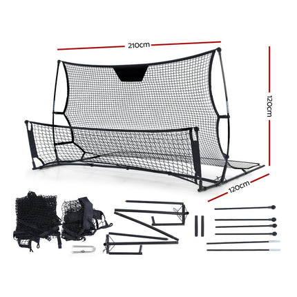 Everfit 2.1m Football Soccer Net Portable Goal Net Rebounder Sports Training 2