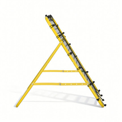 Everfit Baseball Soccer Net Rebounder Football Goal Net Sports Training Aid Yellow 3