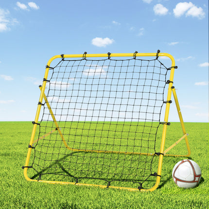 Everfit Baseball Soccer Net Rebounder Football Goal Net Sports Training Aid Yellow 7