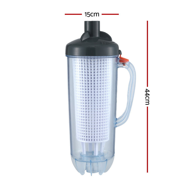 Aqua Buddy Pool Leaf Canister Cleaner Suction Catcher In-ground Swimming Pools 2