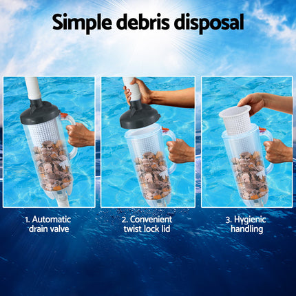 Aqua Buddy Pool Leaf Canister Cleaner Suction Catcher In-ground Swimming Pools 5