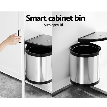 Cefito Pull Out Bin Swing Out Bins 12L 4