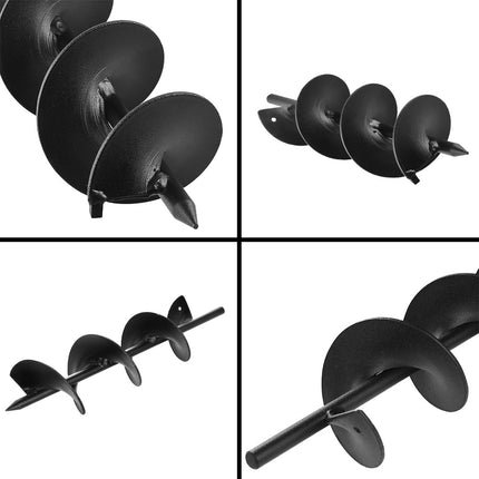 GIANTZ Power Garden Auger Small Earth Planter 75 X 300MM Black 3