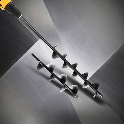 Giantz Power Garden Spiral Auger Hole Digger Earth Drill Bit Φ75x300 & 600mm 7