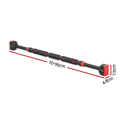 Everfit Pull Up Bar 70CM-95CM Doorway Chin Up Horizontal Bar Gym 2