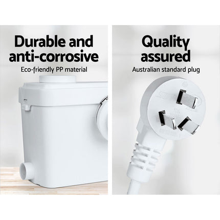 Giantz Macerator Sewerage Pump Waste Water Marine Toilet Disposal Unit Laundry 6