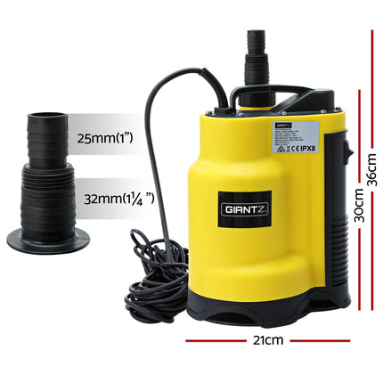 Giantz Garden Water Submersible Pump 400W Dirty Bore Sewerage Tank Well Steel 2