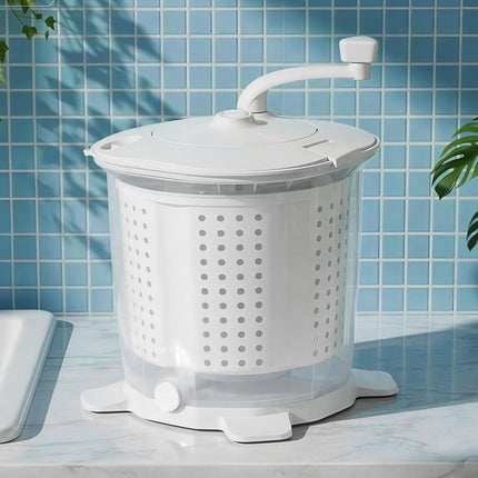 Devanti Portable Washing Machine Manual Spin Dryer Compact for Camping Caravan Apartment 8