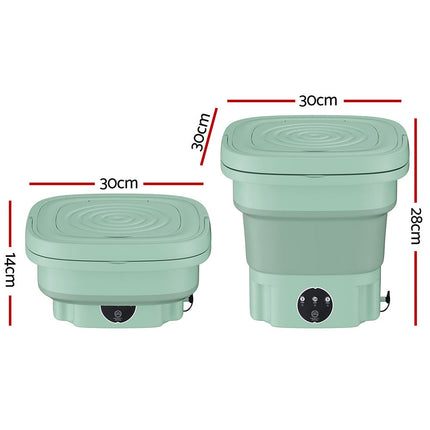 Devanti Portable Washing Machine 8L Green 2