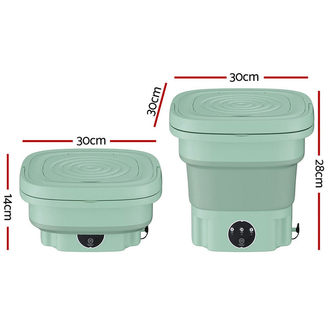 Devanti Portable Washing Machine 8L Green 2