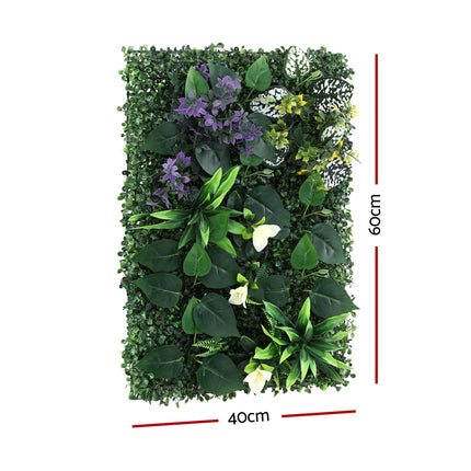 Gardeon 4PCS Artificial Plant Wall Panels 40X60CM Boxwood Panel Hedge Grass Backdrop Backyard Green Decor 2