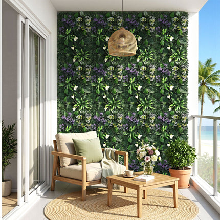 Gardeon 4PCS Artificial Plant Wall Panels 40X60CM Boxwood Panel Hedge Grass Backdrop Backyard Green Decor 8