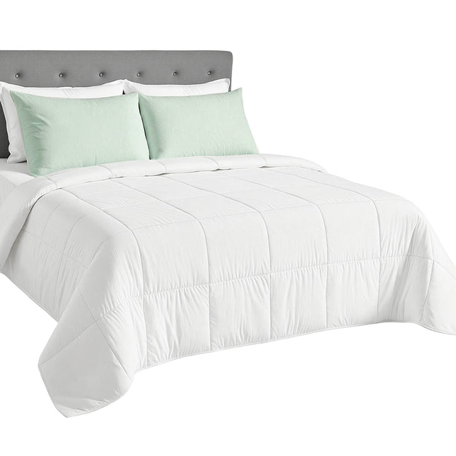 Giselle Bedding 200GSM Bamboo Quilt Summer Quilts All Season Doona Duvet Lightweight Super King 2