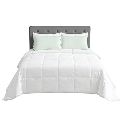 Giselle Bedding 200GSM Bamboo Quilt Summer Quilts All Season Doona Duvet Lightweight Super King 4