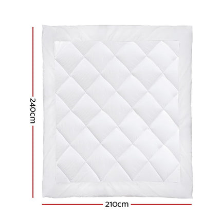 Giselle Bedding 800GSM Microfibre Bamboo Quilt King 2