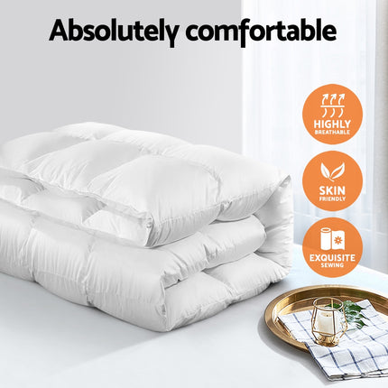 Giselle Bedding 700GSM Goose Down Feather Quilt King 2