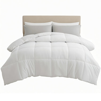Giselle Bedding King Size 400GSM Microfiber Quilt All Season Duvet Quilts Comforter Winter Summer 2