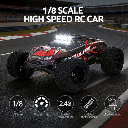 Keezi Kids Remote Control Car Off-Road Truck with Lights Electric Vehicle Toys 4