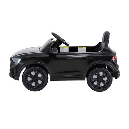 Kids Ride On Car Licensed RSQ8 Electric Toy Black Remote 12V Cars Black 3