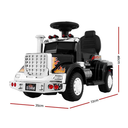 Rigo Kids Electric Ride On Car Truck Motorcycle Motorbike Toy Cars 6V Black 2