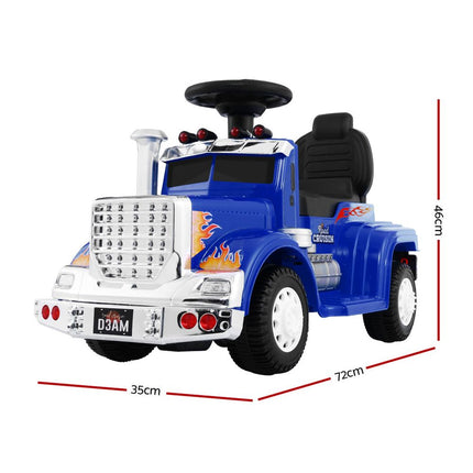 Rigo Kids Electric Ride On Car Truck Motorcycle Motorbike Toy Cars 6V Blue 2