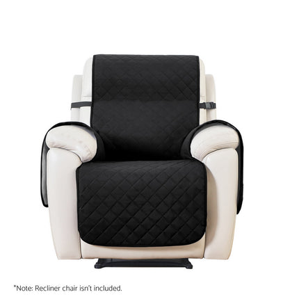 Artiss Recliner Chair Cover 100% Water Resistant Black 3