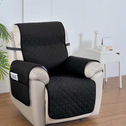 Artiss Recliner Chair Cover 100% Water Resistant Black 7