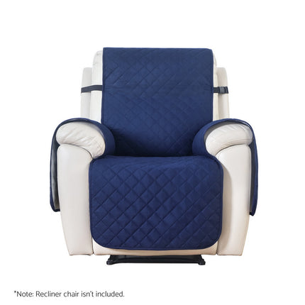 Artiss Recliner Chair Cover 100% Water Resistant Navy 3