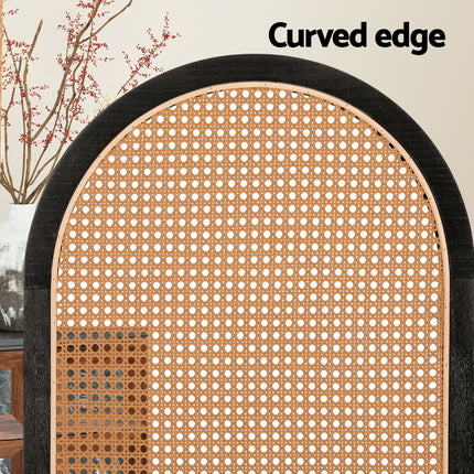 Artiss 3 Panel Room Divider Screen 151x180cm Rattan Brown 5