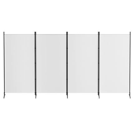 Artiss 4 Panel Room Divider Screen 345x180cm Fabric White 3