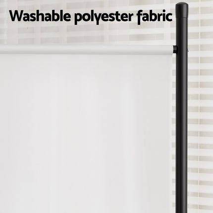 Artiss 4 Panel Room Divider Screen 345x180cm Fabric White 5