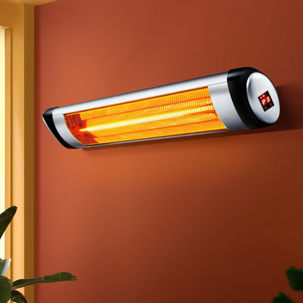 Devanti Electric Strip Heater Radiant Heaters 1500W 8