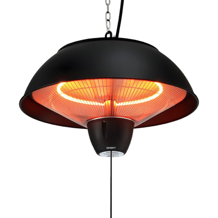 Devanti 1500W Electric Patio Infrared Heater Hanging Heaters Ceiling Mounted Remote 9