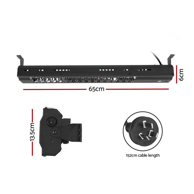 Devanti Electric Strip Heater Radiant Heaters 2000W 2