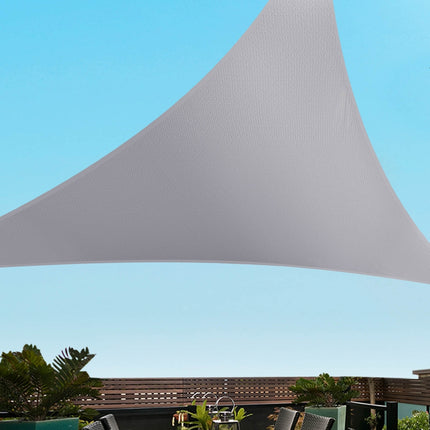Instahut Waterproof Shade Sail Shade cloth Triangle Canopy 220GSM 4x4x4m 5