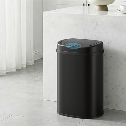 Devanti 50L Sensor Bin Motion Rubbish Automatic Black 8
