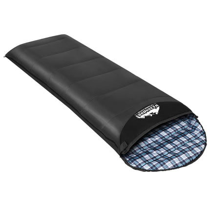 Weisshorn Sleeping Bag Single Thermal Camping Hiking Tent Grey 0&deg;C 3