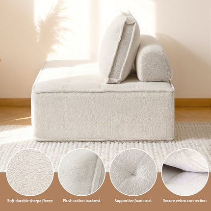 Artiss Floor Sofa Lounge Chair with Pillow 5