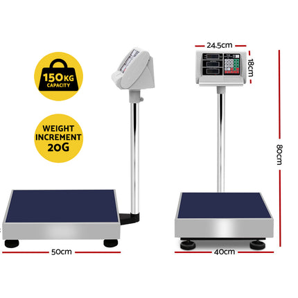 Emajin Platform Scales Digital 150KG Electronic Scale Counting LCD 2