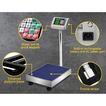 Emajin Platform Scales Digital 150KG Electronic Scale Counting LCD 3